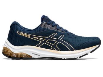 Asics Dam Löparskor GEL-PULSE 12 Blå/Guld